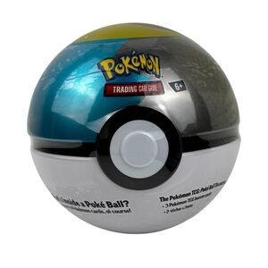 Pokemon TCG PokeBall Tin Moon Ball D24 Contains 3 Booster Packs Stickers Sealed